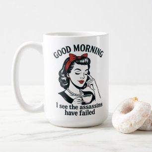 Goedemorgen moordenaars mislukt koffiemok