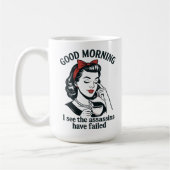 Goedemorgen moordenaars mislukt koffiemok (Links)