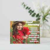 Goedemorgen Motivatie Briefkaart (Staand voorkant)
