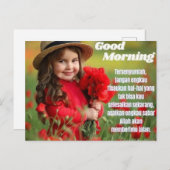 Goedemorgen Motivatie Briefkaart (Voorkant / Achterkant)