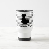 Goedemorgen Mrs Black Roestvrij staal Reismok Reisbeker (Center)