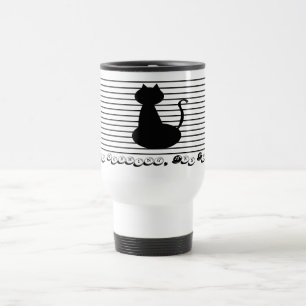 Goedemorgen Mrs Black Roestvrij staal Reismok Reisbeker