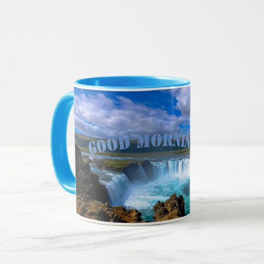 Goedemorgen natuurlijk design koffiemokken mok (Voorkant links)