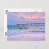 Goedemorgen Navarre Beach Pier Dank u Briefkaart (Voorkant / Achterkant)