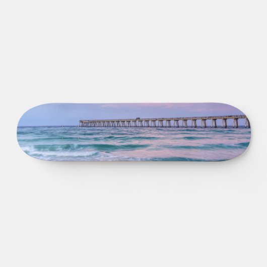 Goedemorgen Navarre Beach Pier Persoonlijk Skateboard (Horizontaal)