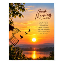 Goedemorgen – Omarm Vrede & Laat Los