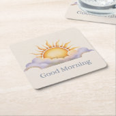 Goedemorgen Onderzetter set (Schuin)