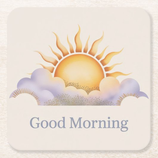 Goedemorgen Onderzetter set (Voorkant)