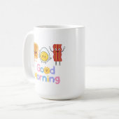 Goedemorgen Ontbijt 😁 koffie mok 15oz (Voorkant links)