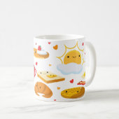 Goedemorgen ontbijt! koffiemok (Voorkant rechts)