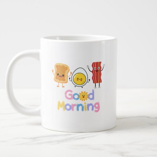 Goedemorgen Ontbijt 😁 koffiespecialiteit mok (Links)