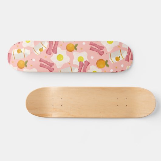 Goedemorgen ontbijt persoonlijk skateboard (Horizontaal)