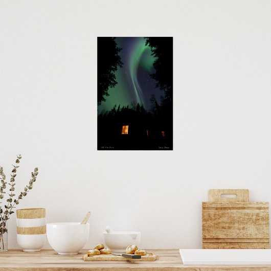 Goedemorgen op de Cabin Poster (Keuken)