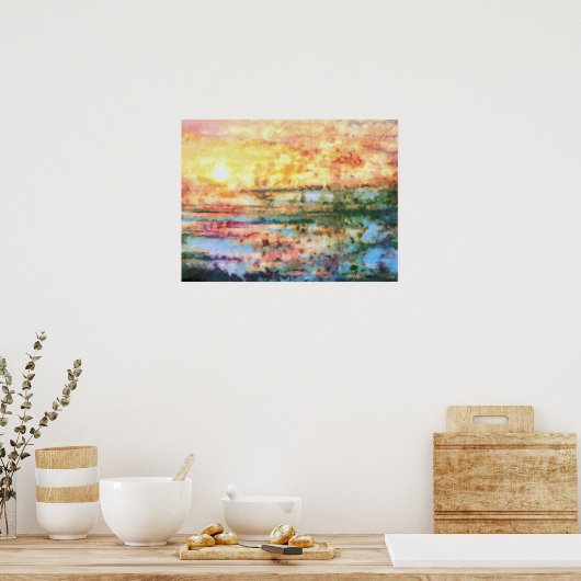 Goedemorgen op de Delta Poster (Keuken)