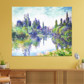 Goedemorgen op de Seine, door Claude Monet Canvas Afdruk (Insitu (Woonkamer))