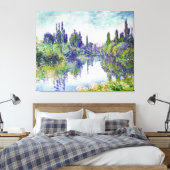 Goedemorgen op de Seine, door Claude Monet Canvas Afdruk (Insitu (Slaapkamer))
