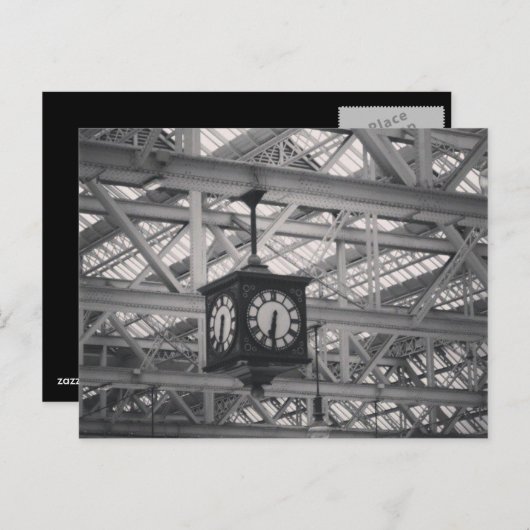 Goedemorgen op het centrale station Glasgow Briefkaart (Voorkant / Achterkant)