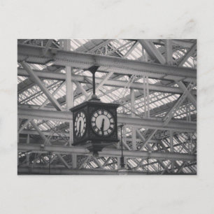 Goedemorgen op het centrale station Glasgow Briefkaart