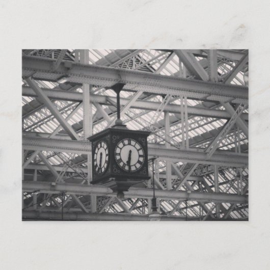 Goedemorgen op het centrale station Glasgow Briefkaart (Voorkant)