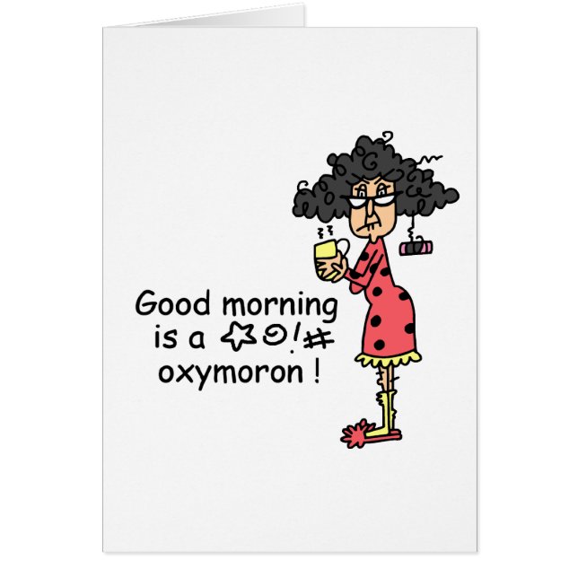 Goedemorgen Oxymoron (Voorkant)