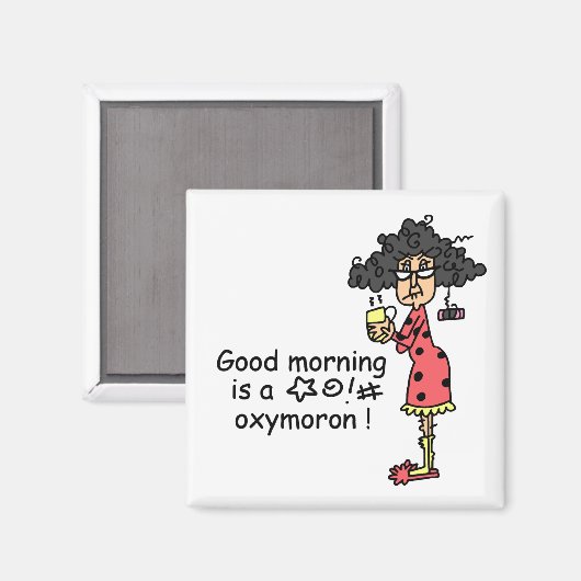 Goedemorgen Oxymoron Magneet (Voorkant / Achterkant)