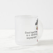 Goedemorgen Oxymoron Matglas Koffiemok (Voorkant rechts)