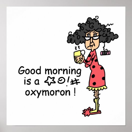 Goedemorgen Oxymoron Poster (Voorkant)