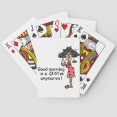 Goedemorgen Oxymoron Speelkaarten (Achterkant)
