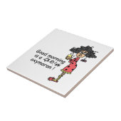 Goedemorgen Oxymoron Tegeltje (Zijkant)