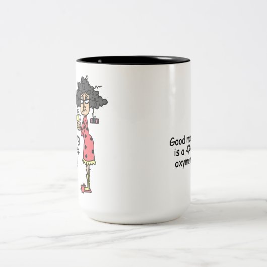 Goedemorgen Oxymoron Tweekleurige Koffiemok (Center)