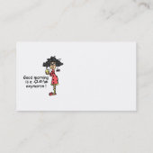 Goedemorgen Oxymoron Visitekaartje (Achterkant)