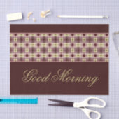 Goedemorgen papier plaats mat 25 stuk set (Craft)