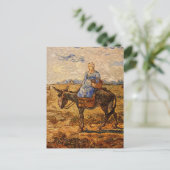 Goedemorgen, Peasant Couple van Vincent van Gogh Briefkaart (Staand voorkant)