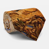 Goedemorgen, Peasant Couple van Vincent van Gogh Stropdas (Opgerold)