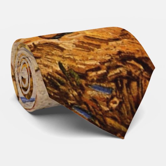 Goedemorgen, Peasant Couple van Vincent van Gogh Stropdas (Opgerold)