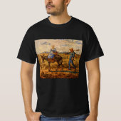 Goedemorgen, Peasant Couple van Vincent van Gogh T-shirt (Voorkant)