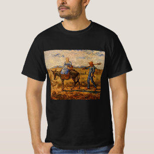 Goedemorgen, Peasant Couple van Vincent van Gogh T-shirt