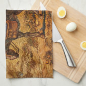 Goedemorgen, Peasant Couple van Vincent van Gogh Theedoek (Quarter Fold)