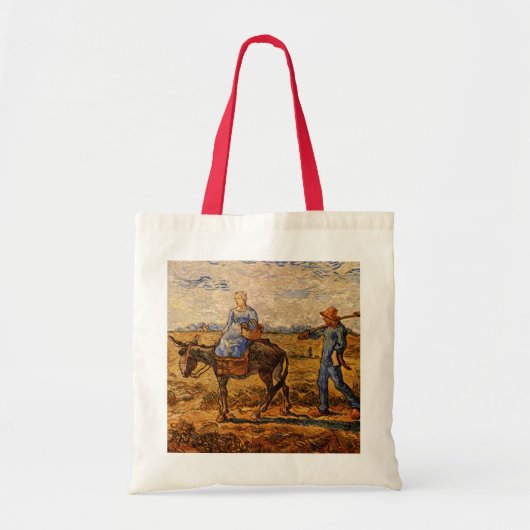 Goedemorgen, Peasant Couple van Vincent van Gogh Tote Bag (Voorkant)