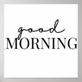 goedemorgen poster (Voorkant)