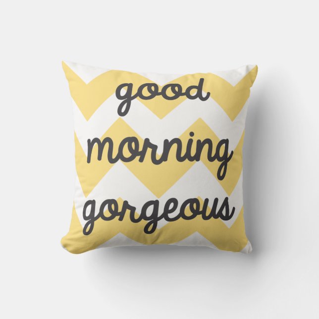 Goedemorgen Prachtig Kussen (Voorkant)