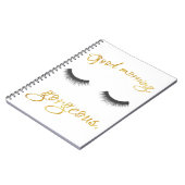 Goedemorgen, prachtige laptop notitieboek (Linkerzijde)