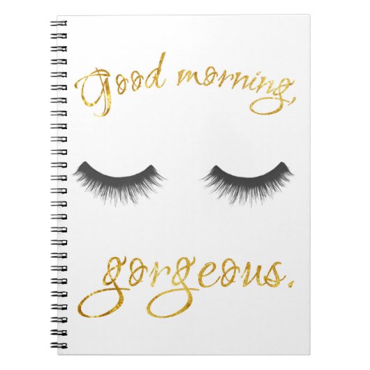 Goedemorgen, prachtige laptop notitieboek (Voorkant)