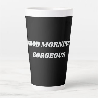 Goedemorgen prachtige Latte Mok