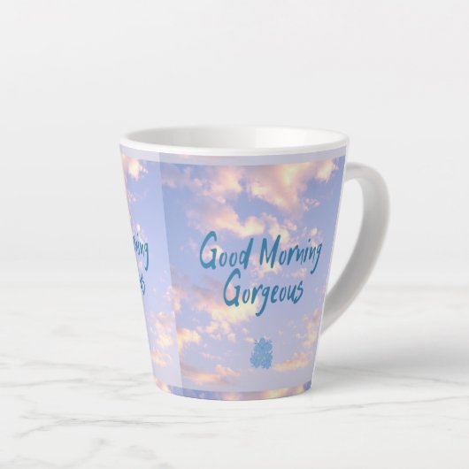 Goedemorgen prachtige Mok (Rechterhoek)