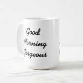 Goedemorgen, prachtige Mok (Voorkant links)