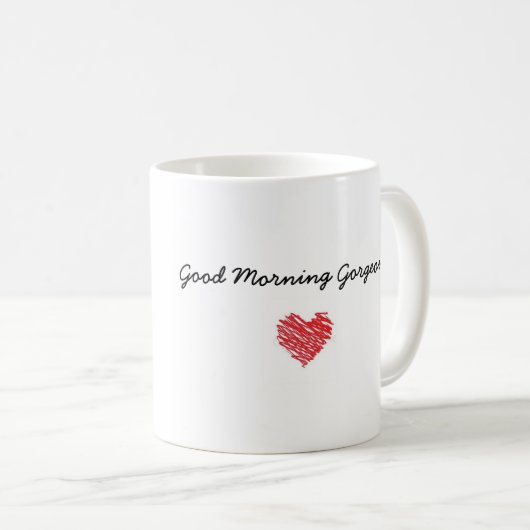 Goedemorgen, prachtige Mok (Voorkant rechts)