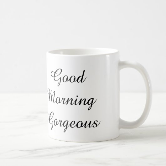 Goedemorgen, prachtige mok (Rechts)