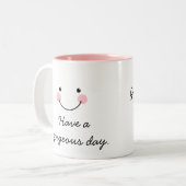 Goedemorgen, prachtige Mok - Een prachtige dag (Voorkant links)