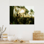 Goedemorgen regenboog! Poster (Keuken)